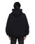 MENS  LORDS EKCESS HOODIE JET BLACK OVERSIZED FLEECE