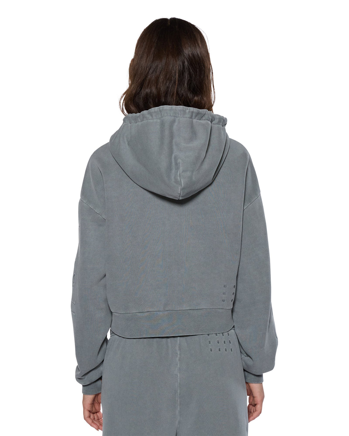 WOMENS SOTT ORIGIN HOODIE NIGHTOWL GREY FLEECE