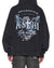 MENS  SPIRIT EKCESS HOODIE ACID BLACK OVERSIZED FLEECE