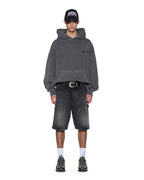 MENS THORNED EKCESS HOODIE CHARCOAL FLEECE