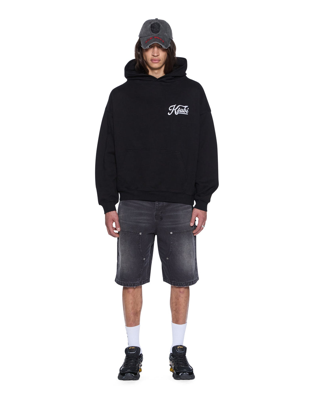 MENS OUTFIELD EKCESS HOODIE BLACK FLEECE