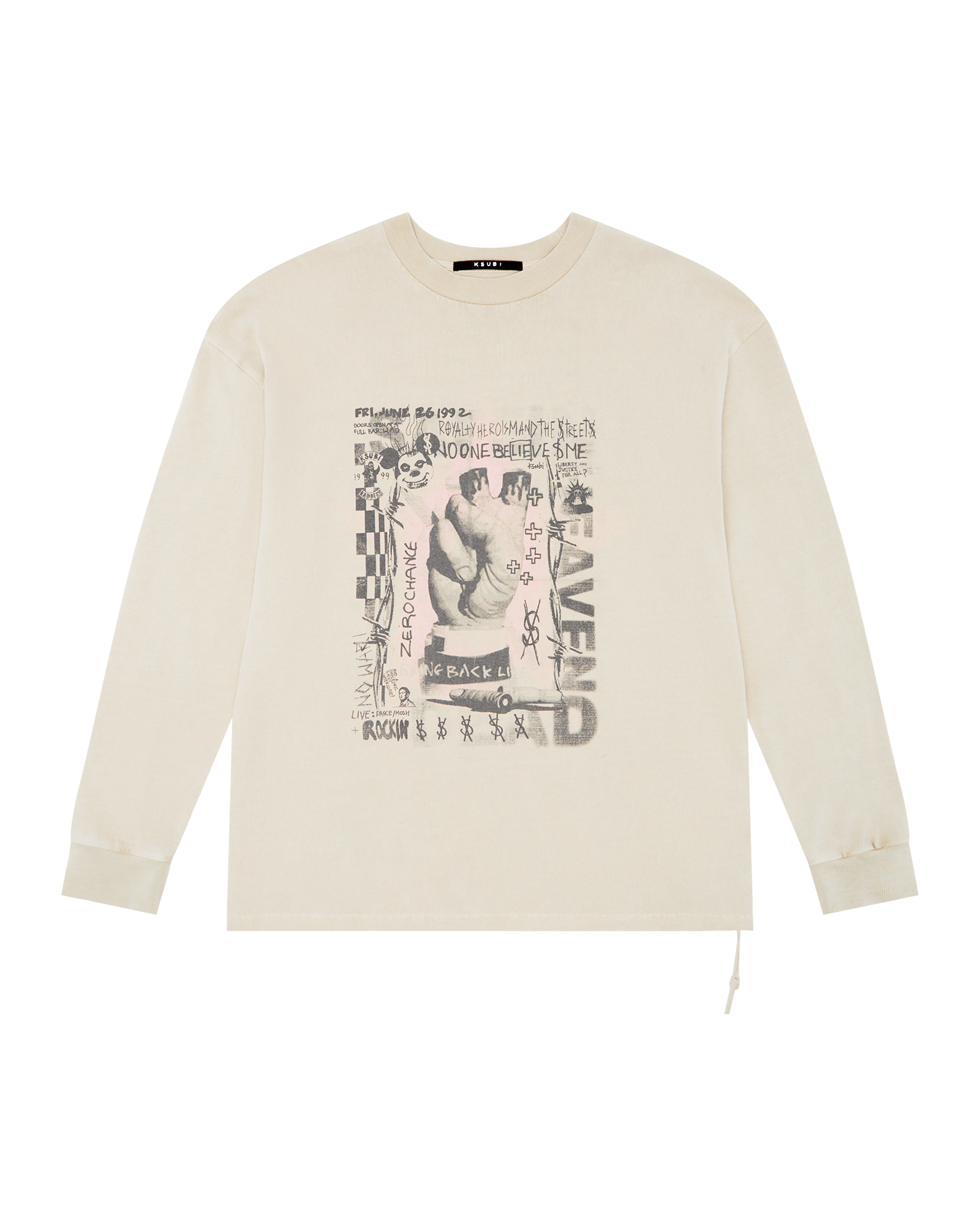 MENS  IDOLS EKCESS LS TEE TONER OVERSIZED TEES