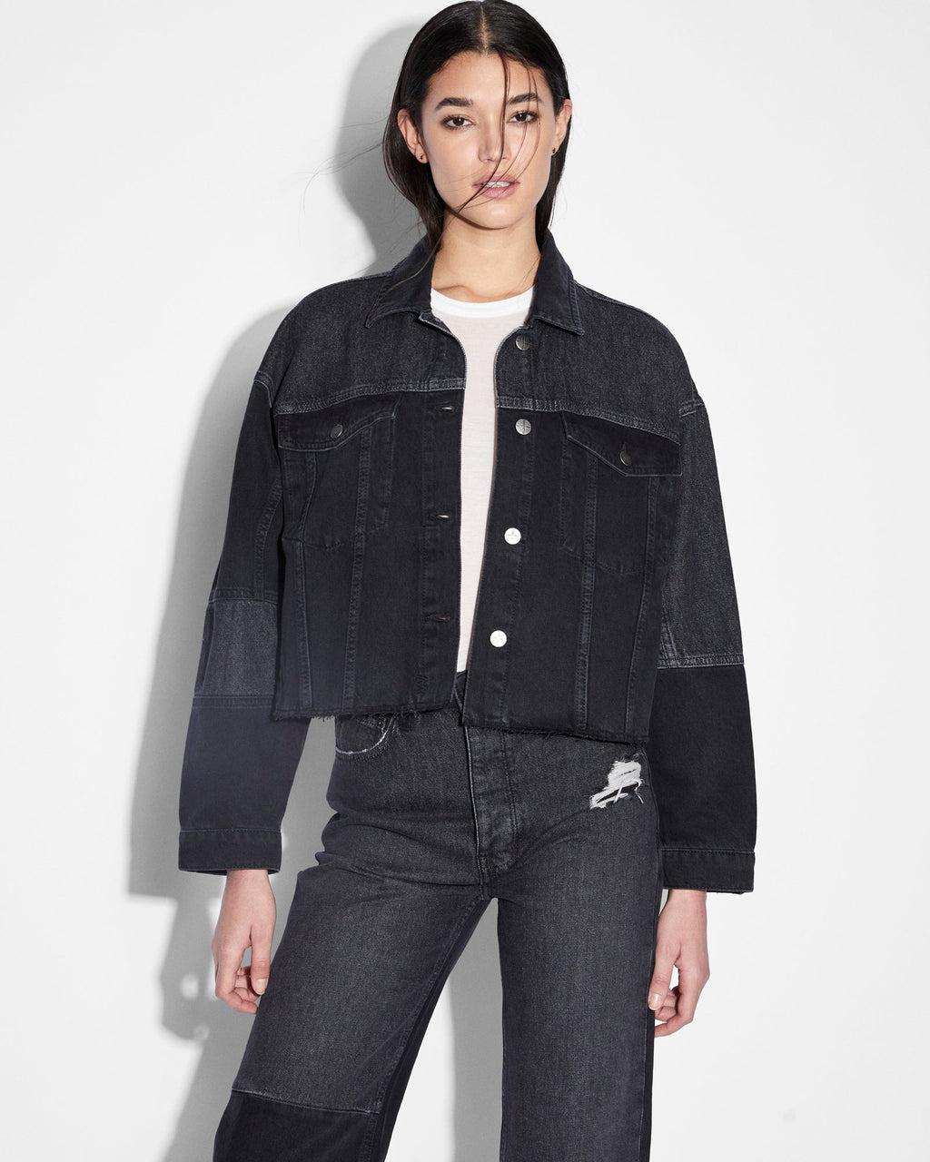 Womens Destiny Jacket Noir Relaxed Jackets - Black