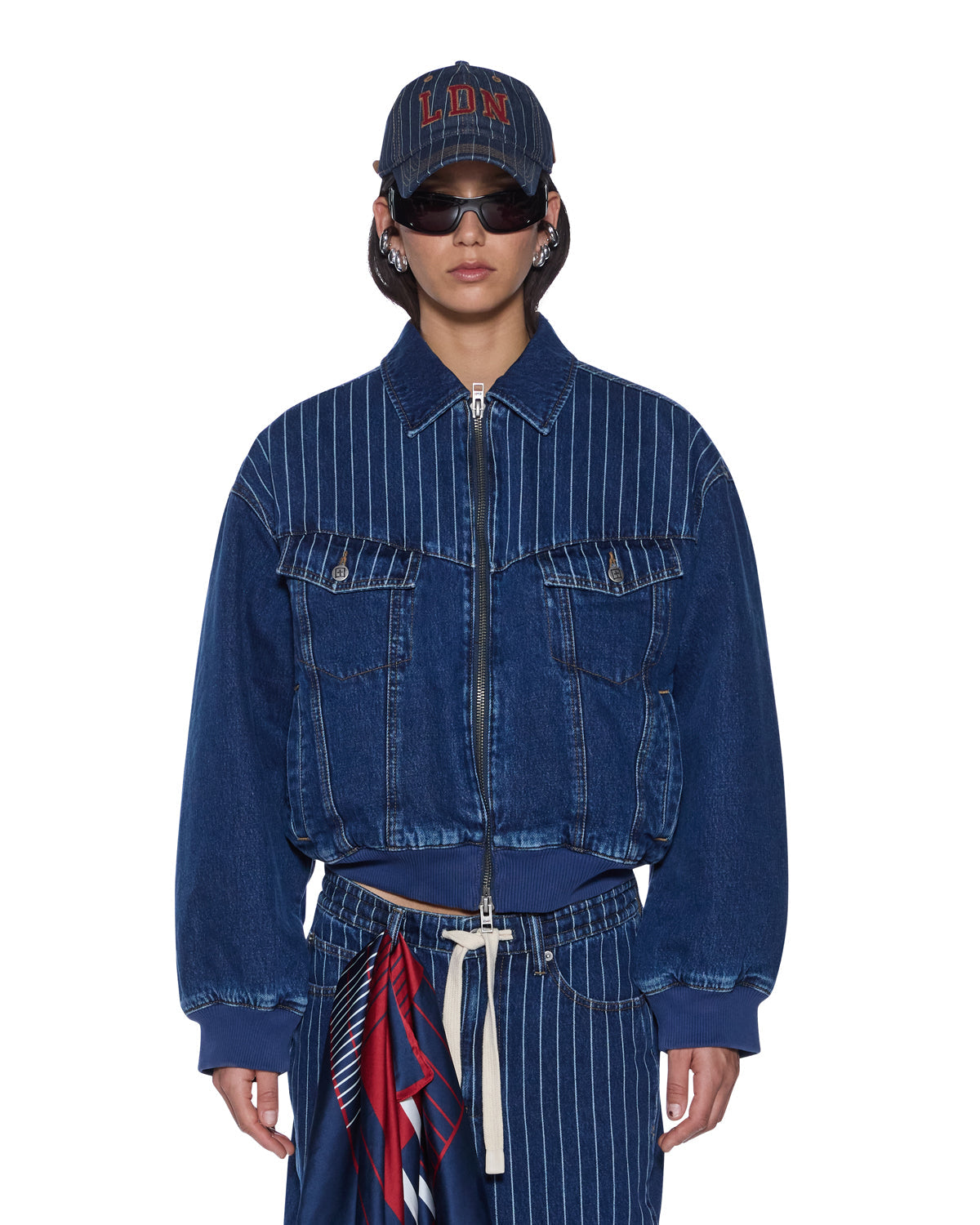 DISTRICT BOMBER MAYFAIR BLUE SPLICED