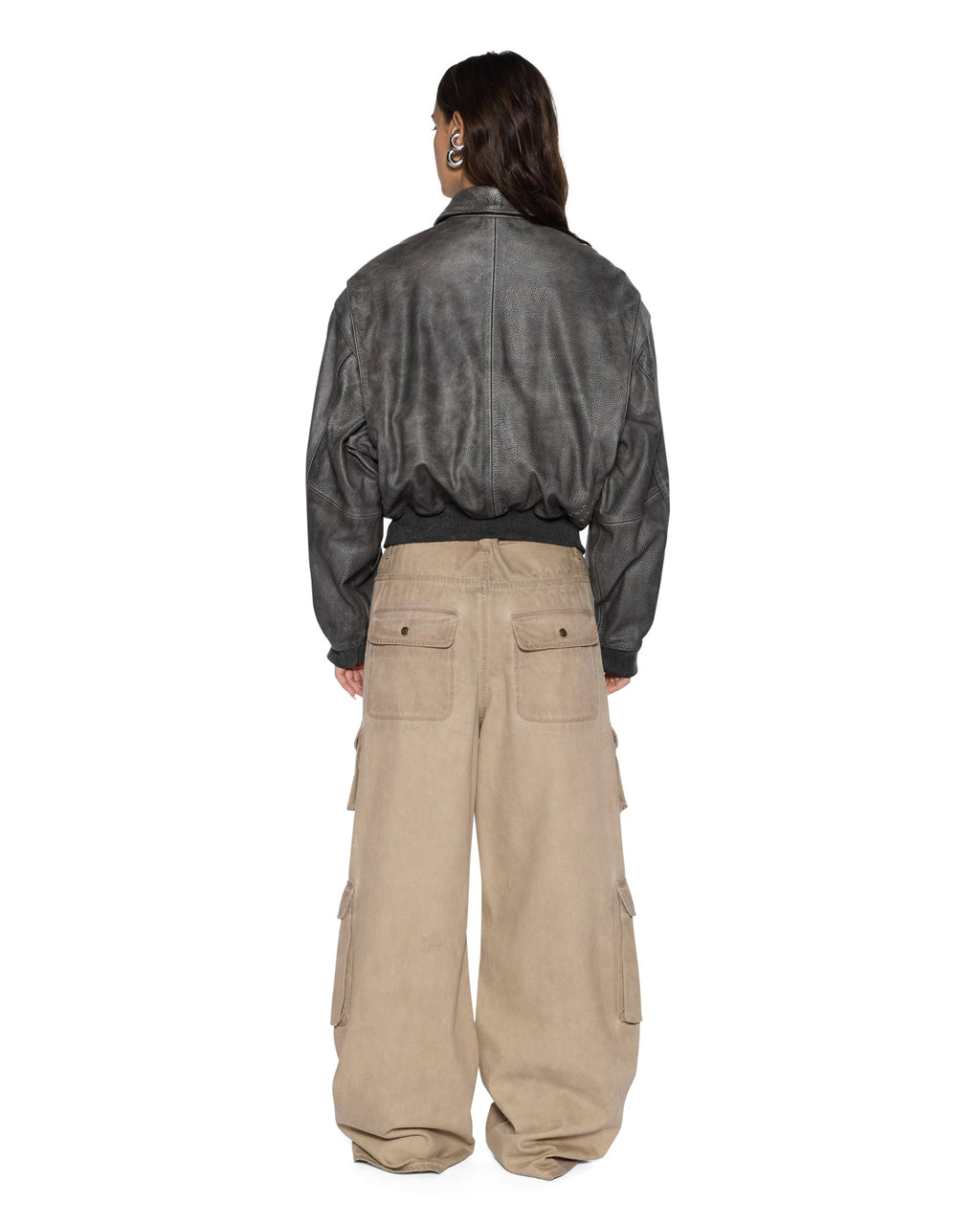 WOMENS HIGHWAY BOMBER VINTAGE BLACK JACKETS