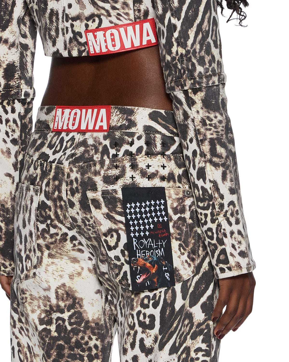 WOMENS MOWALOLA CROP JACKET CHEETAH JACKETS