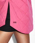Womens Reversible Ls Shacket Oversized Jackets - Black