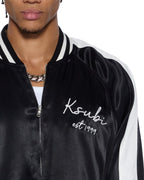 MENS SALUD SOUVENIR JACKET BLACK JACKETS
