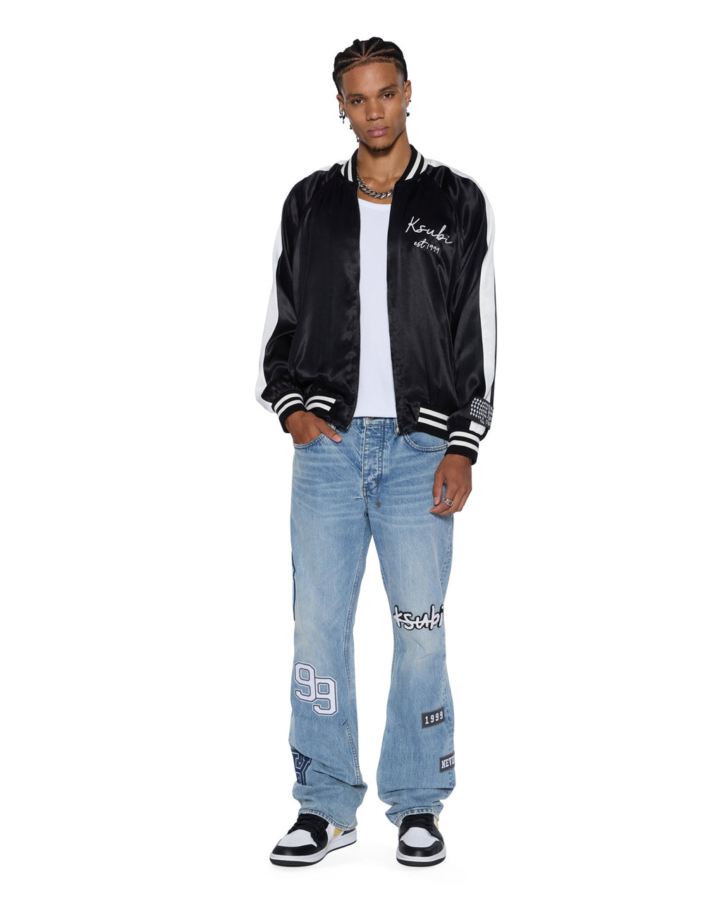MENS SALUD SOUVENIR JACKET BLACK JACKETS