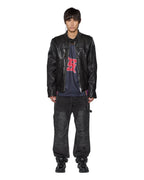 Mens Stinger Biker Moto Shell Regular Jackets - Black