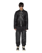Mens Stinger Biker Moto Shell Regular Jackets - Black
