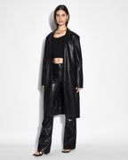 Womens Zephyr Duster Black Relaxed Jackets - Black
