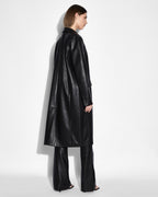 Womens Zephyr Duster Black Relaxed Jackets - Black