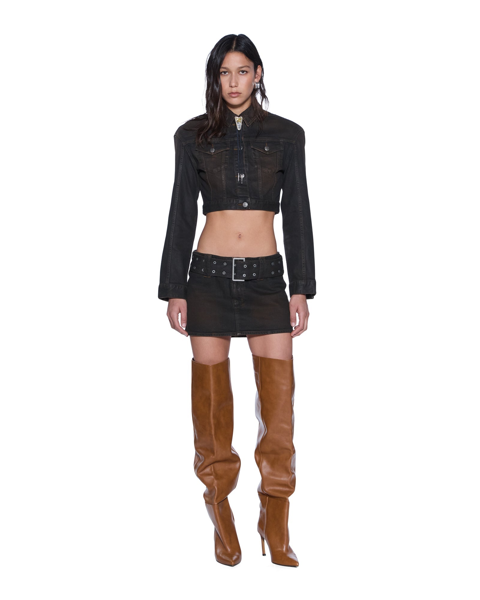 WOMENS  DEFINE TUCKER GREASED OVERSIZED JACKETS