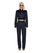WOMENS SLIM TRUCKER JACKET VIXEN SPLICED JACKETS