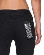 Womens Soho Lo Jet Black Bootcut Denim Jeans - Black