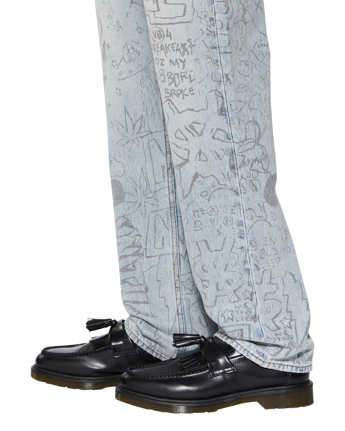 MENS ANTI K BUNKER BLUE NOIZE DENIM JEANS