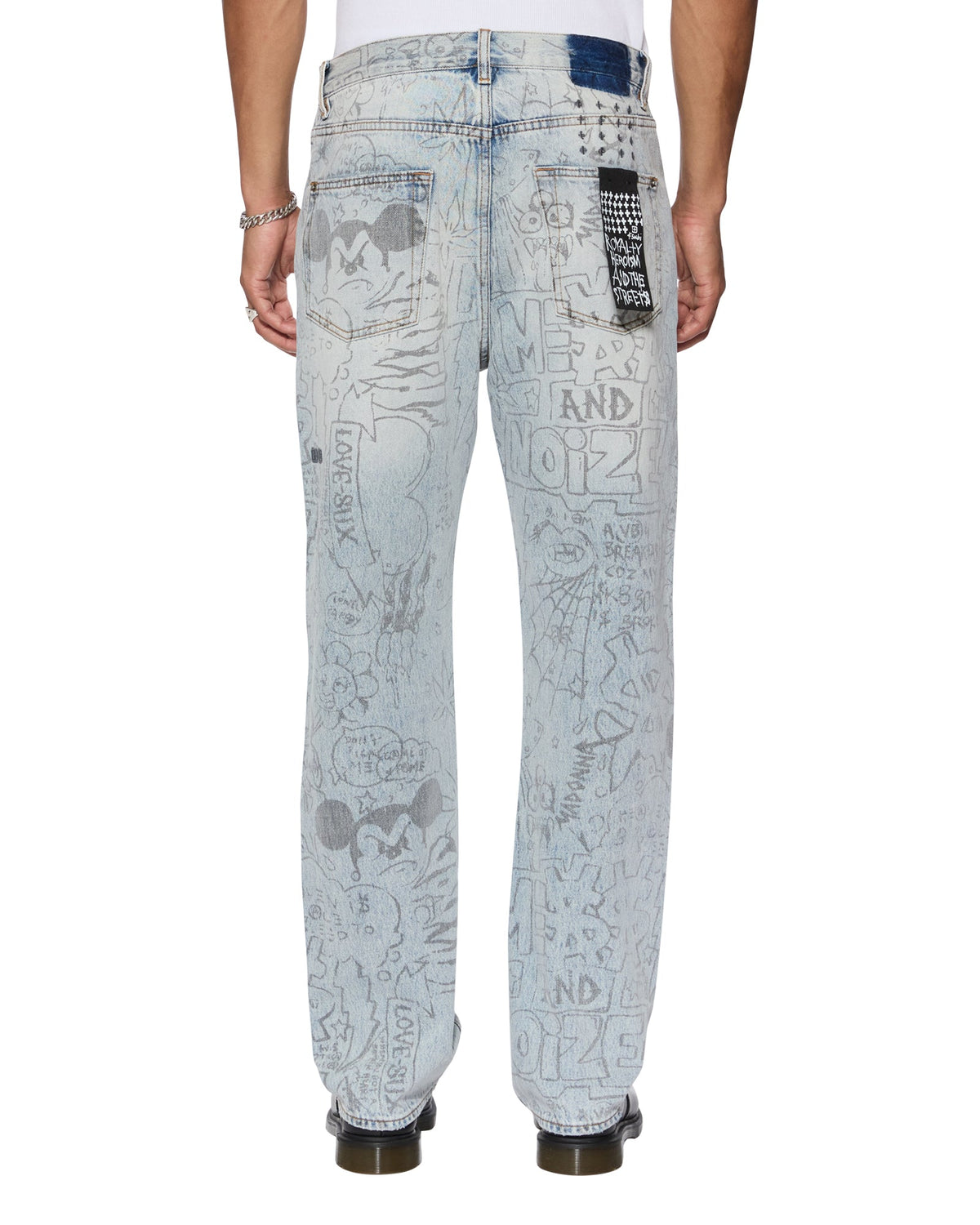 MENS ANTI K BUNKER BLUE NOIZE DENIM JEANS