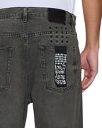 MENS ANTI K MEKANIK GREY DENIM JEANS
