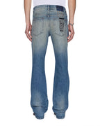 Mens Bronko Portland Blue Bootcut Denim Jeans - Denim