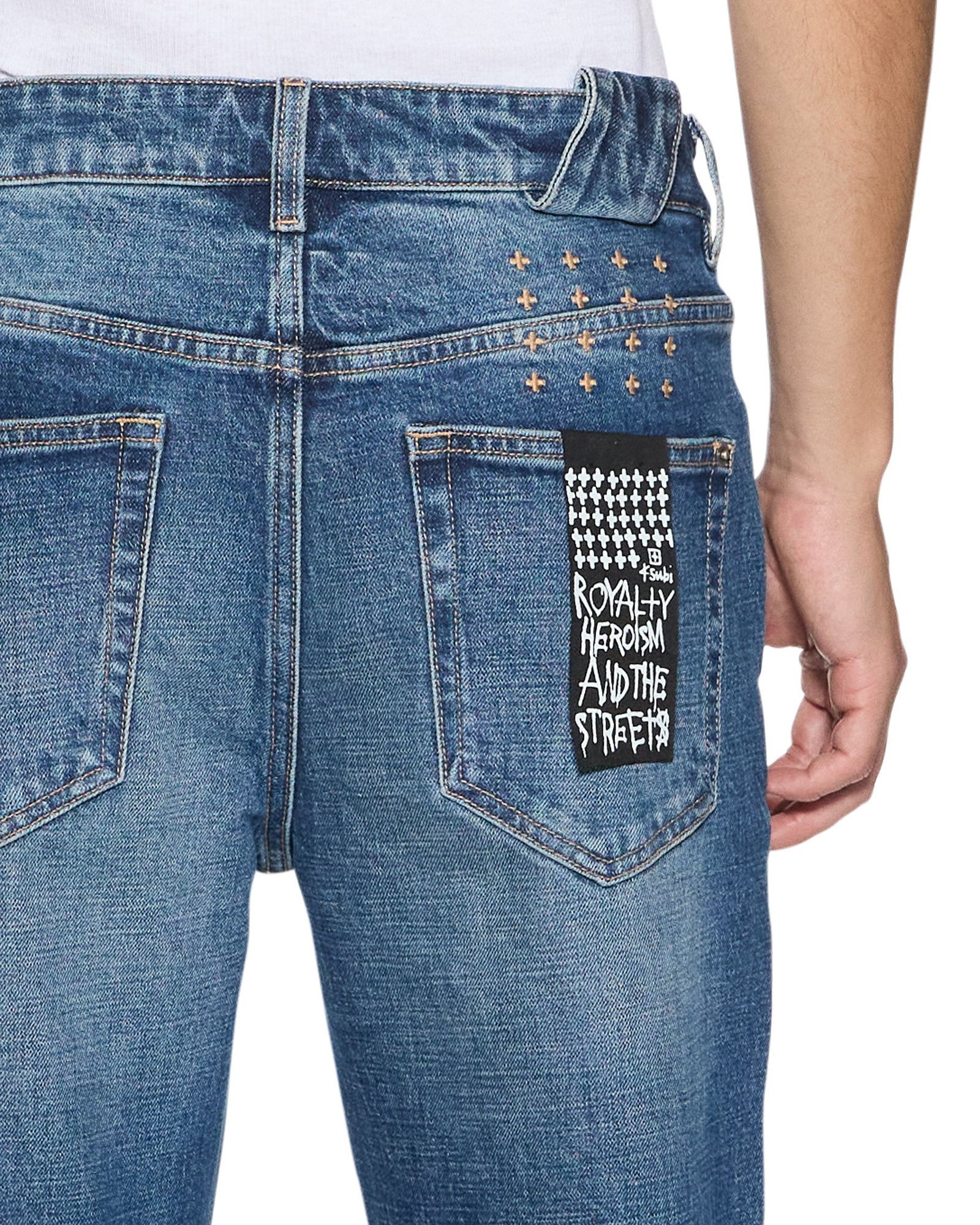 舜帝　3/10 Mens Chitch Arden Paise Slim Denim Jeans | Ksubi ++