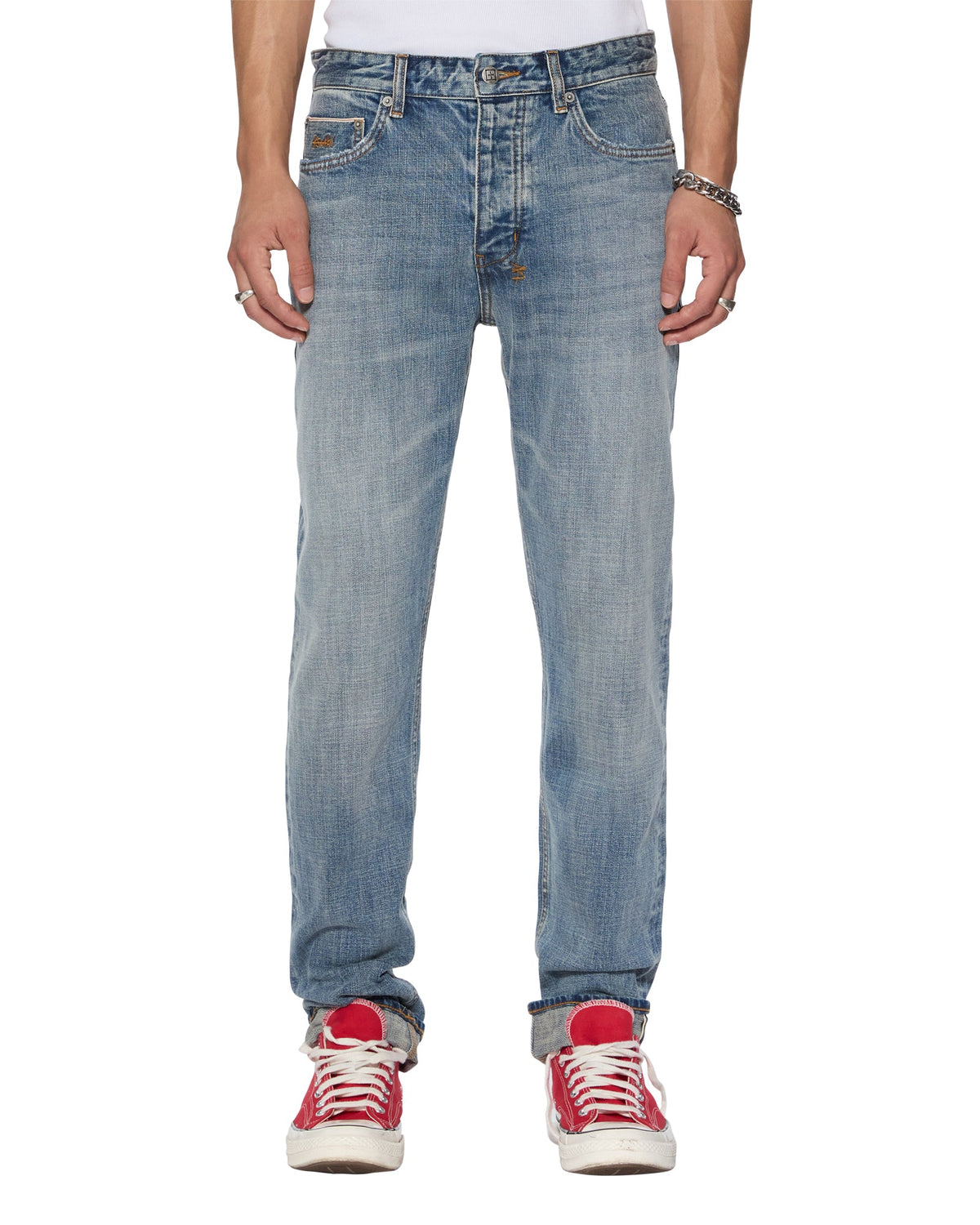 MENS CHITCH SELVEDGE BLUE MOON DENIM JEANS