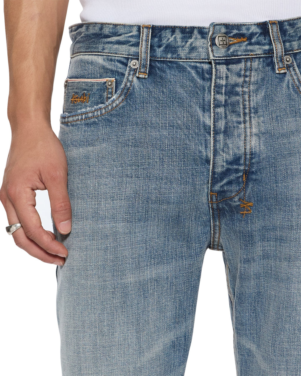 MENS CHITCH SELVEDGE BLUE MOON DENIM JEANS