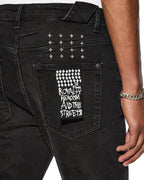 MENS CHITCH KROW KRUSHED DENIM JEANS