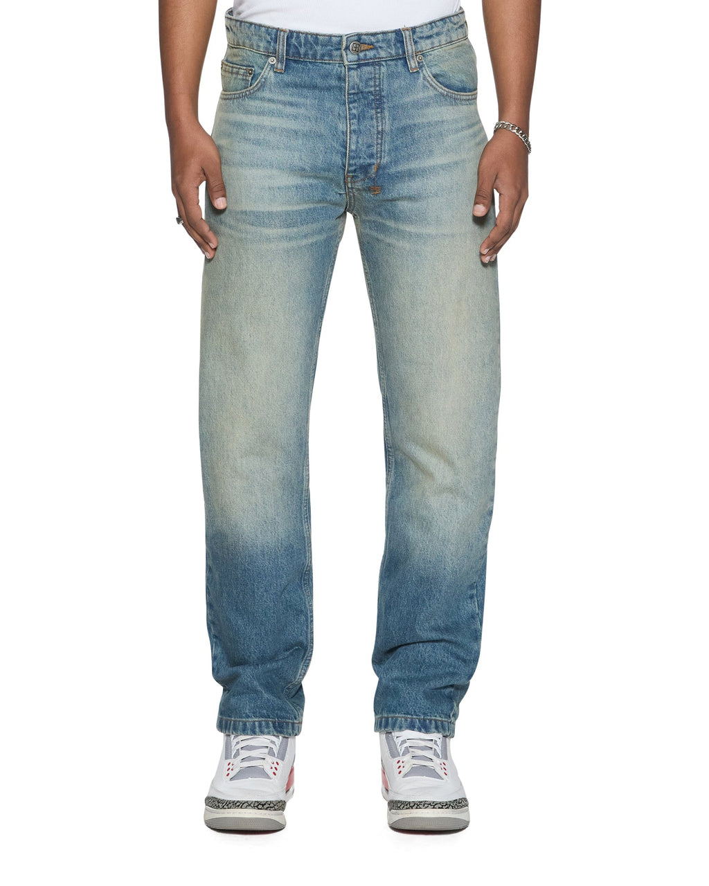 MENS HAZLOW PORTLAND BLUE DENIM JEANS