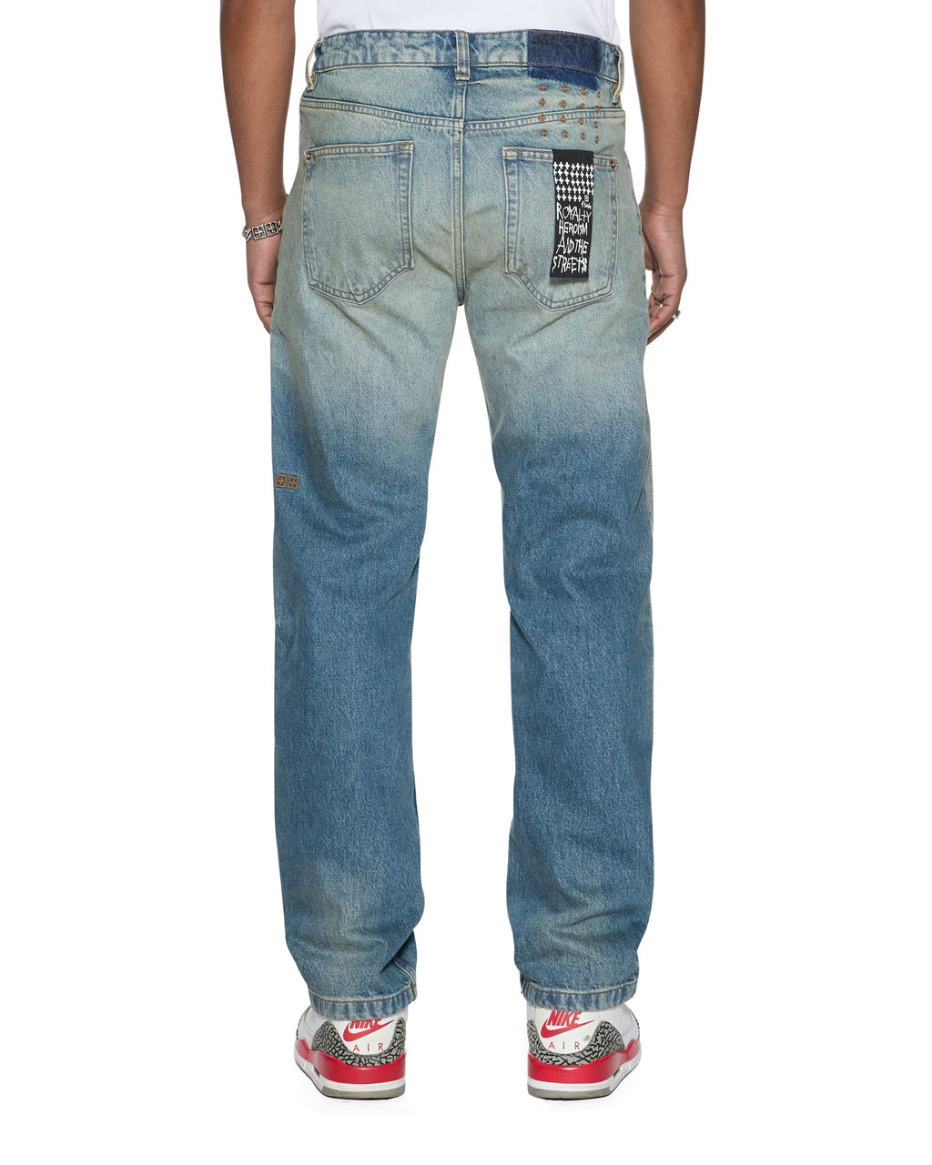 MENS HAZLOW PORTLAND BLUE DENIM JEANS