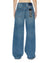 WOMENS  LOW RIDER TEXAS BLUE STUDDED RELAXED DENIM JEANS