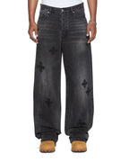 MENS MAXX BLAKK METAL KRAFTWERK DENIM JEANS