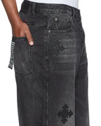 MENS MAXX BLAKK METAL KRAFTWERK DENIM JEANS