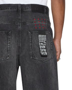 MENS MAXX BLAKK METAL KRAFTWERK DENIM JEANS