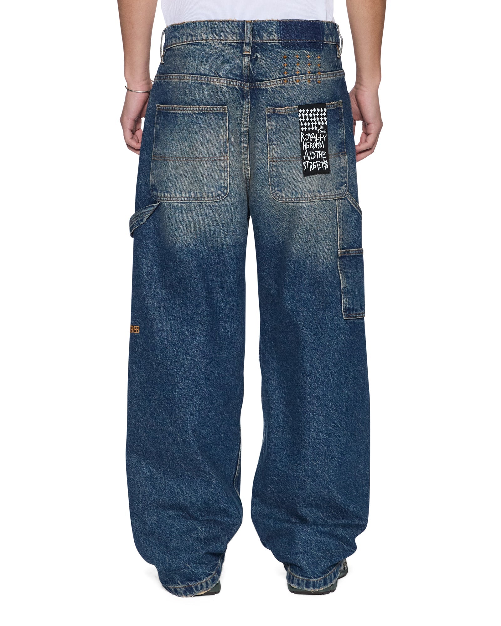 MENS  MAXX OPERATOR PANT RODEO BAGGY DENIM JEANS
