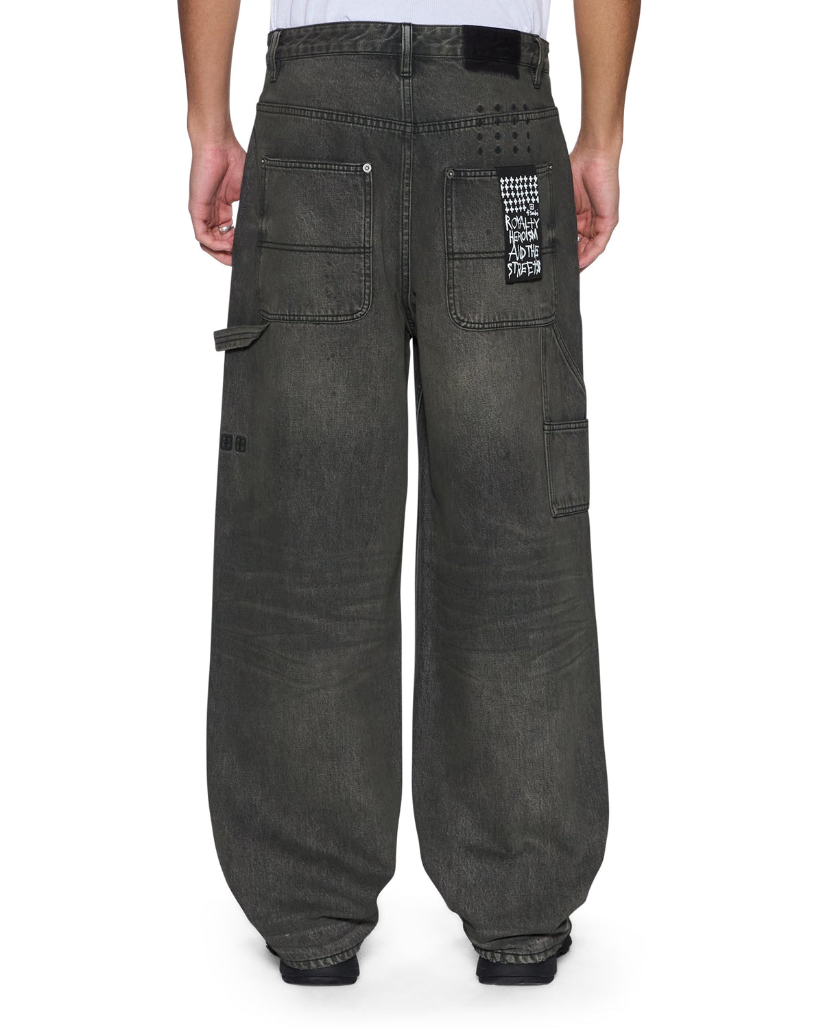 MENS MAXX OPERATOR MEKANIK GREY DENIM JEANS