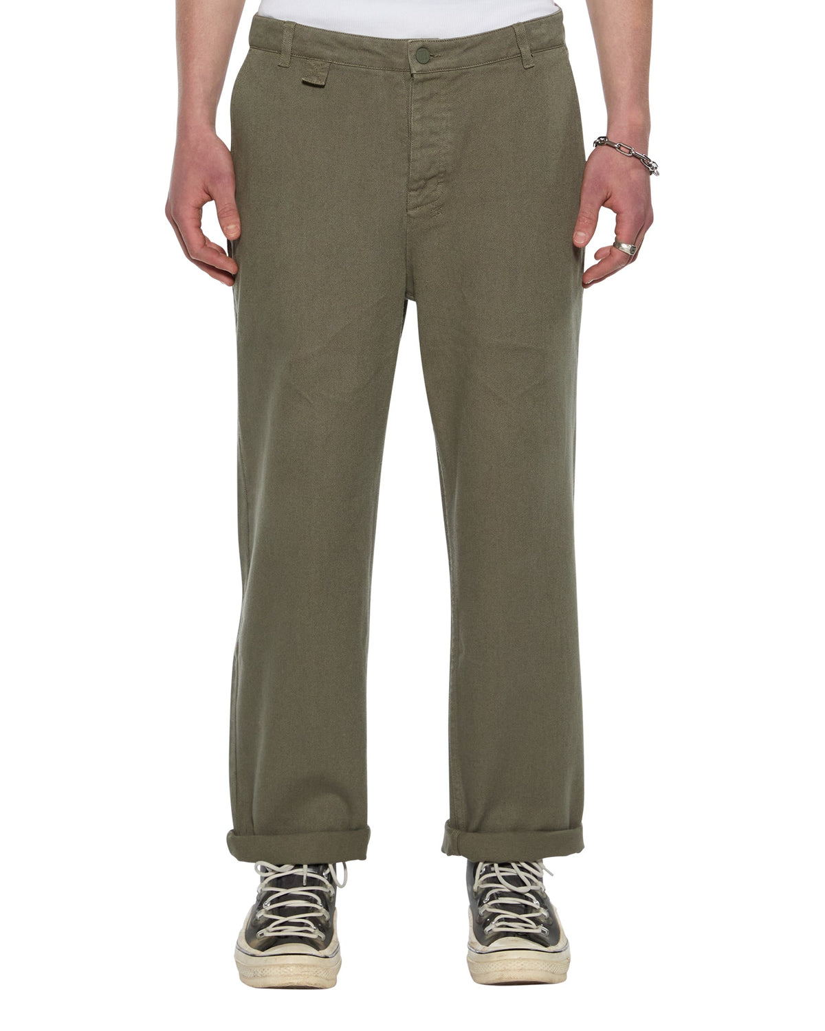 MENS RIVAL CHINO TROUSER KHAKI PANTS
