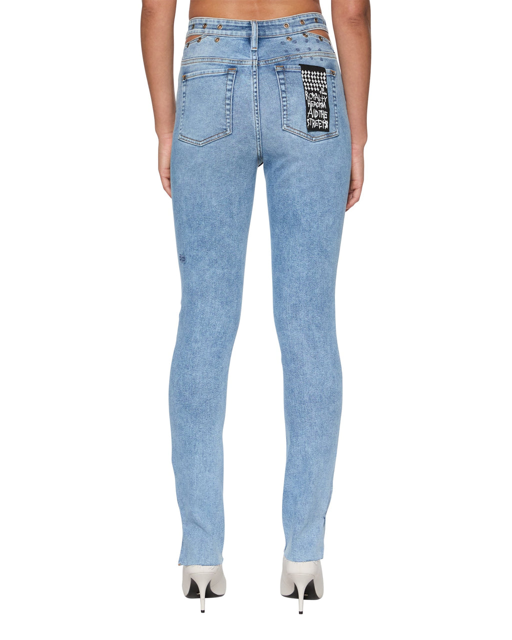 Womens Spray On Xtra Chroma Skinny Denim Jeans - Denim