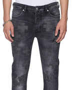 MENS VAN WINKLE BLAKK METAL IDOLS DENIM JEANS
