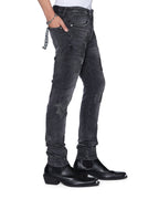 MENS VAN WINKLE BLAKK METAL IDOLS DENIM JEANS