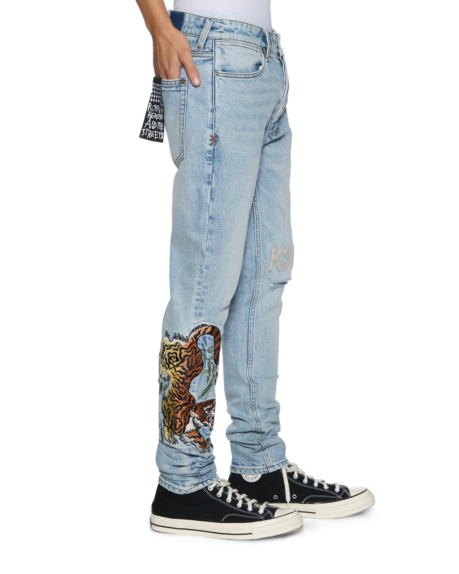 パンツ ksubi 28 Van Winkle Replica Eagle Jean Mens Van Winkle Duke 4eva Skinny Denim Jeans | Ksubi ++
