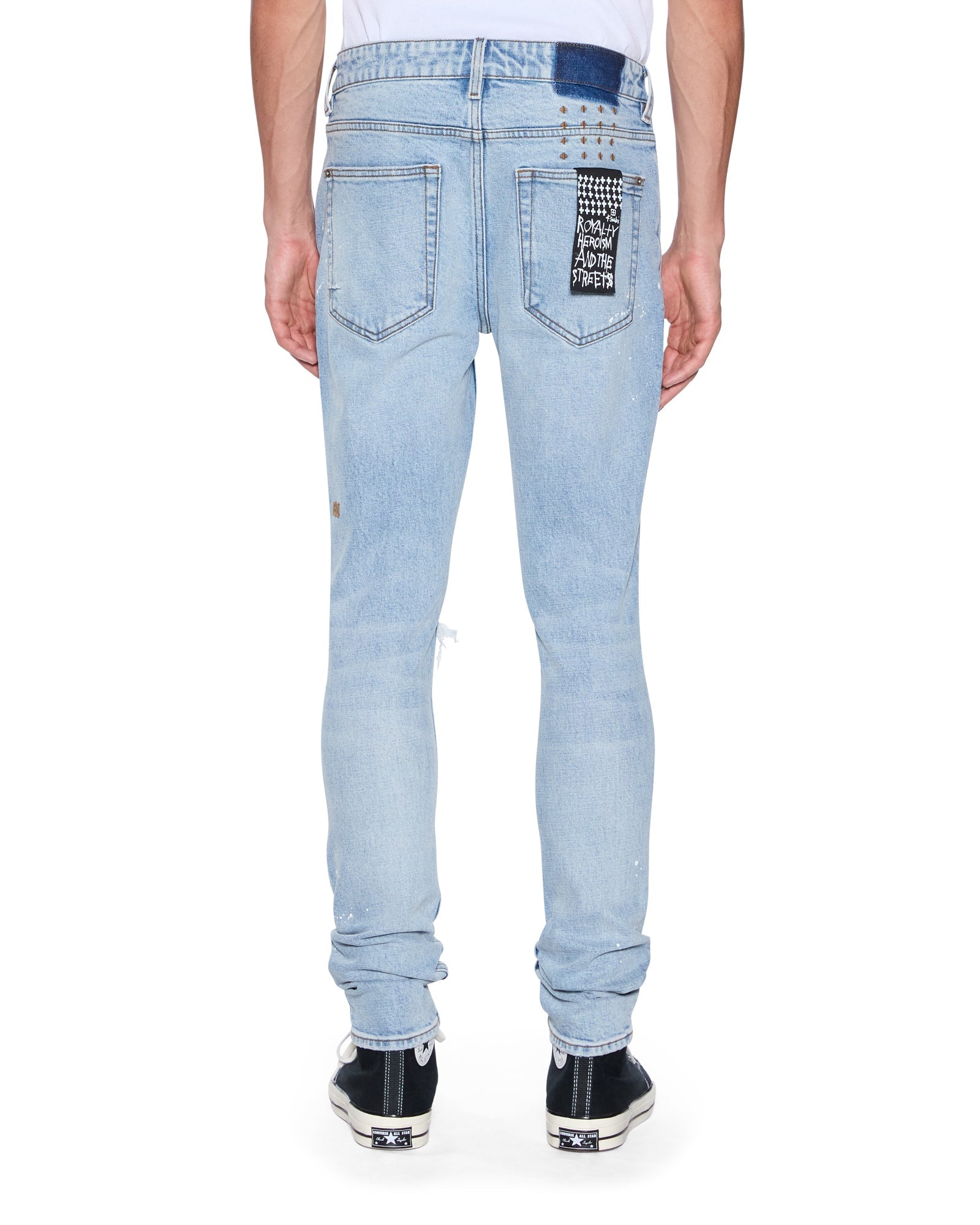 Mens Van Winkle Duke Blue Skinny Denim Jeans | Ksubi ++