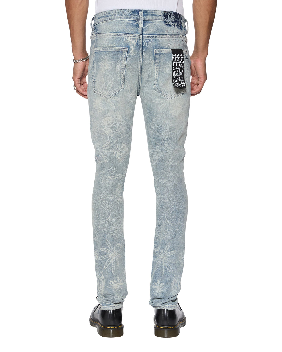 Mens Van Winkle Punk Eternity Skinny Denim Jeans - Denim