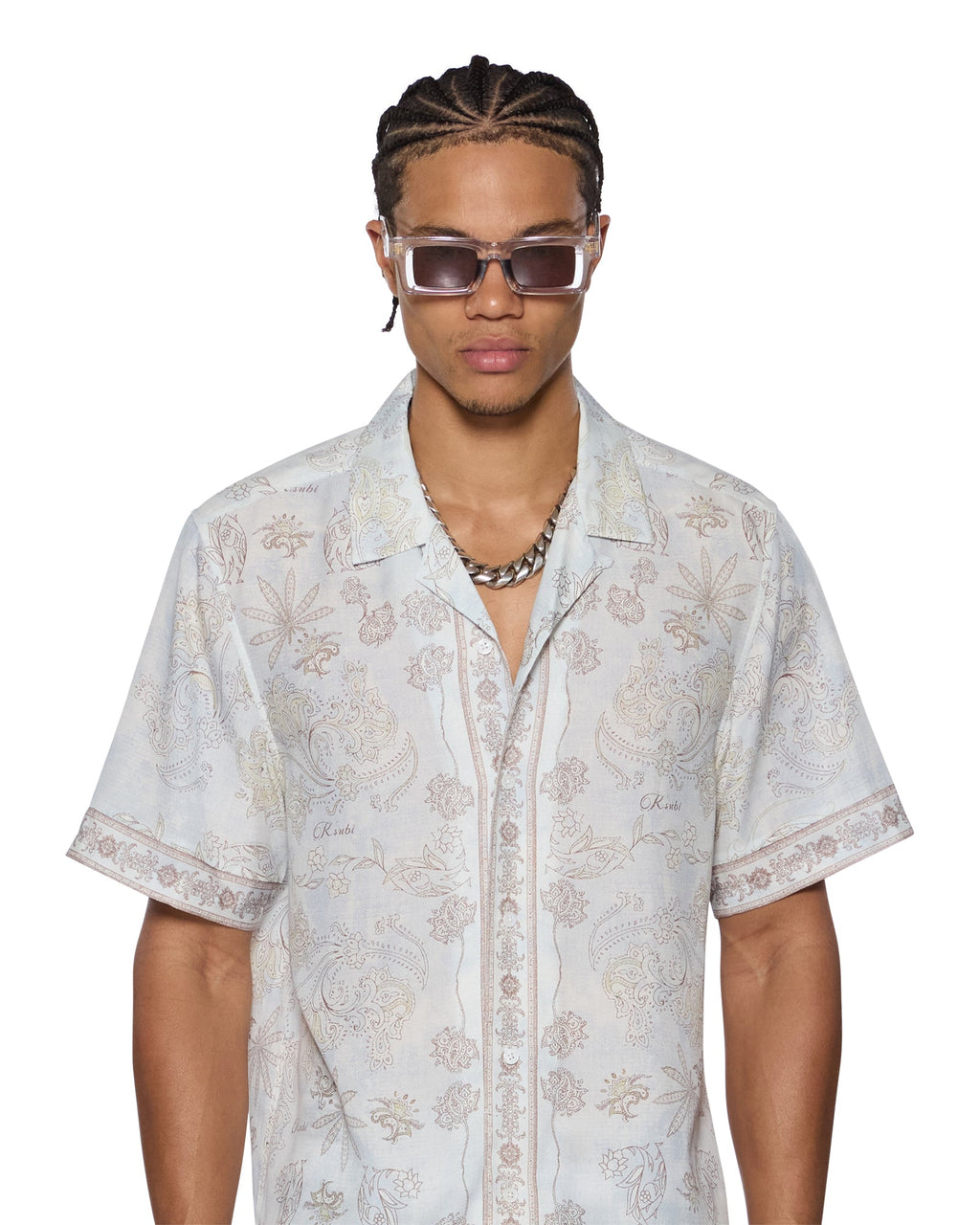 Mens Eternity Ekcess Resort Ss Shirt Oversized Shirts - Blue