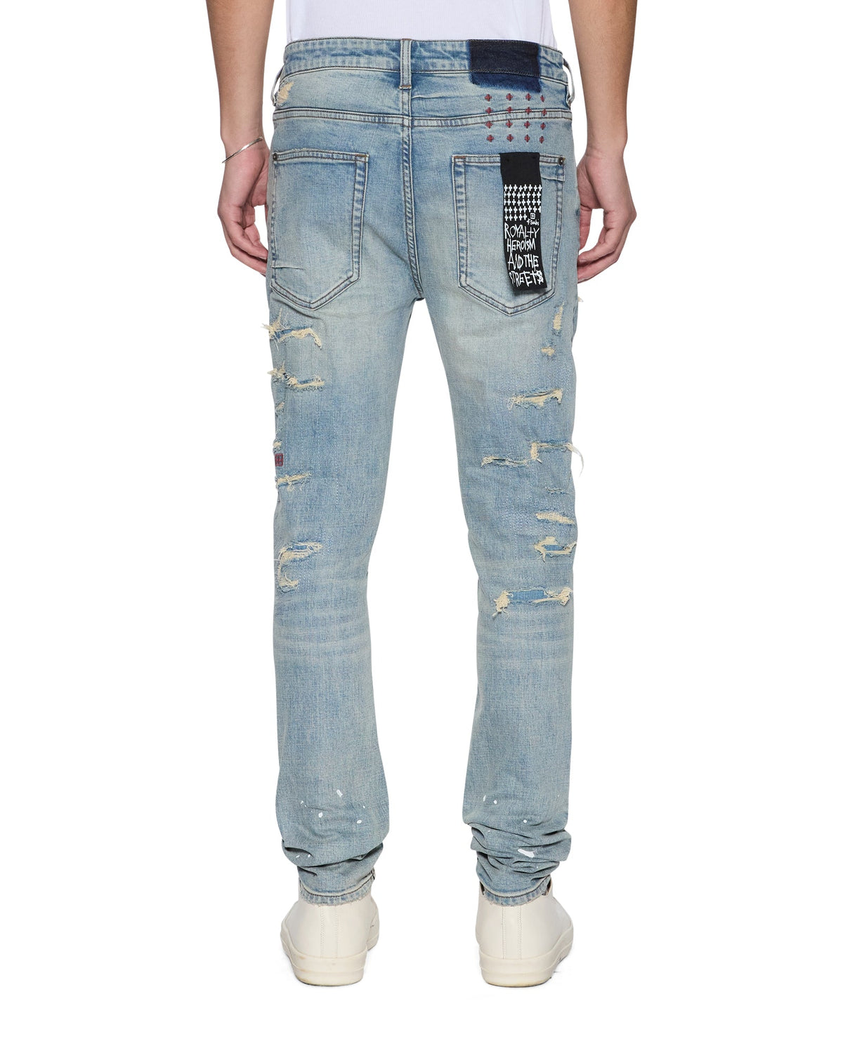 MENS VAN WINKLE SCATTER BLUE DENIM JEANS