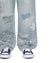 MENS  MAXX ROGUE BLUE GRAFFITI BAGGY DENIM JEANS