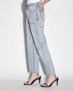 WOMENS BROOKLYN JEAN SKREAM TRASHED DENIM JEANS