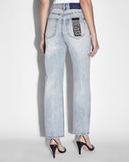 WOMENS BROOKLYN JEAN SKREAM TRASHED DENIM JEANS