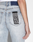 WOMENS BROOKLYN JEAN SKREAM TRASHED DENIM JEANS