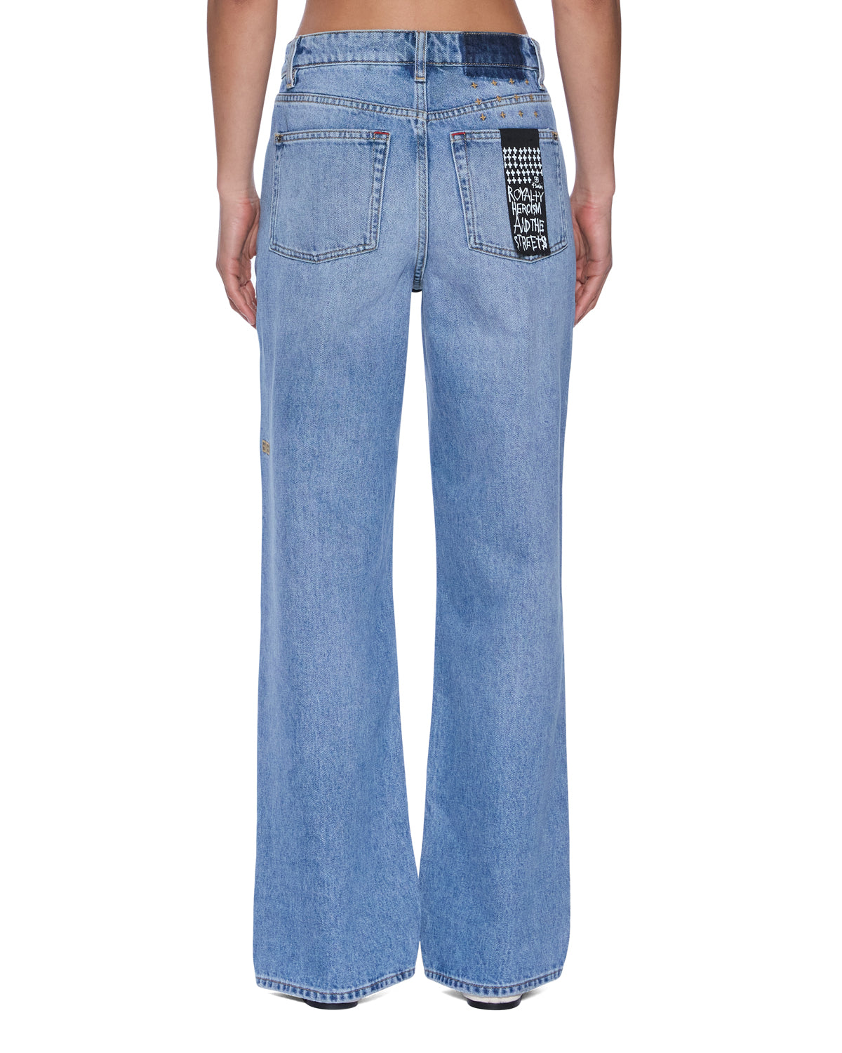 WOMENS  EMPIRE JEAN HORIZON STRAIGHT DENIM JEANS